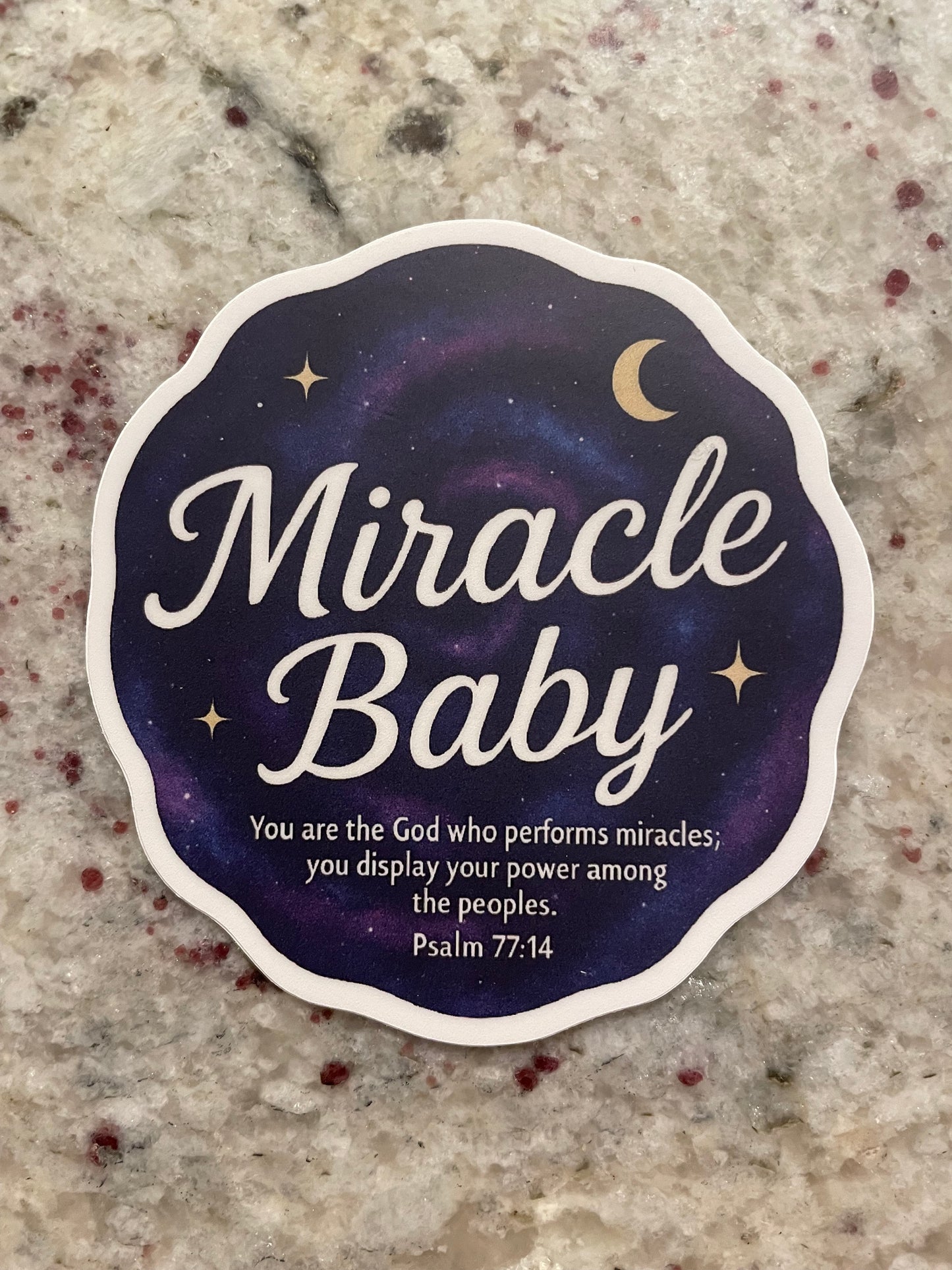 Miracle Baby Sticker